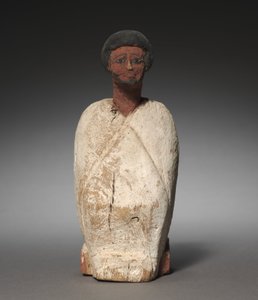 Modèle de propriétaire de bateau, 2040-1648 av. J.-C. (bois peint) - Egyptian Egyptian