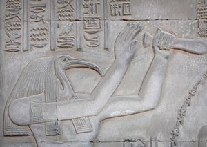 Thot, Temple de Kom Ombo (relief) - Egyptian Egyptian
