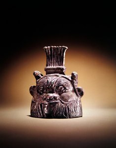 Cloche en forme de Bes - Egyptian Ptolemaic Period