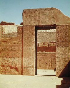 Porte de la troisième salle hypostyle - Egyptian Ptolemaic Period