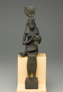 Statuette assise d