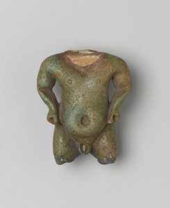 Amulette fragmentaire de Pataikos, 1539-30 av. J.-C. - Egyptian School
