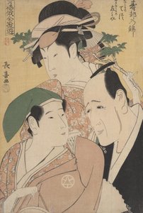 Le Festival Niwaka du Nouvel An dans les Quartiers de Plaisir, ca. 1796