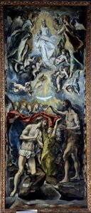 Le baptême du Christ - El Greco