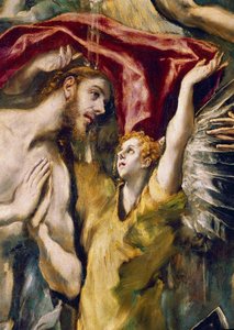 Le baptême du Christ (détail) - El Greco