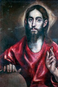 Christ bénissant le Sauveur du Monde, 17ème siècle - El Greco