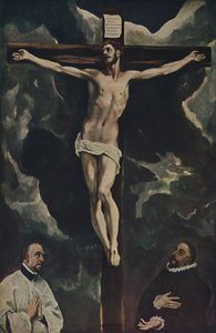 Christ en croix adoré par des donateurs, c1590, 1938