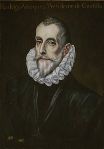 Portrait de Rodrigo Vázquez de Arce, premier tiers du 17ème siècle