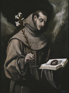 Saint Antoine de Padoue, vers 1580 - El Greco