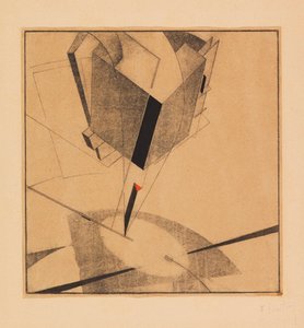 Proun 5A, 1919 - Eliezer Markowich Lissitzky