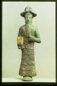 Dieu élamite avec main en or de Suse, sud-ouest de l