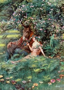 Bottom et Titania. Shakespeare. Le Songe d