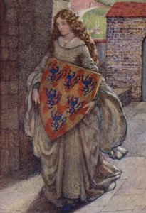 Illustration pour Idylls Of The King par Alfred Lord Tennyson - Eleanor Fortescue Brickdale