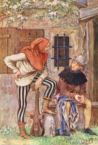 Illustration pour The Gathering of Brother Hilarius par Michael Fairless - Eleanor Fortescue Brickdale