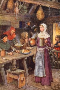 Illustration pour Le Rassemblement de Frère Hilarius par Michael Fairless