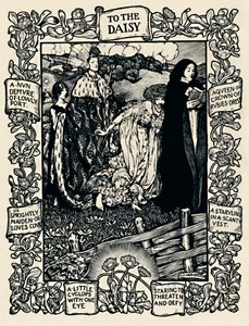 Illustration du poème de Wordsworth À la marguerite, n° 2, 1923