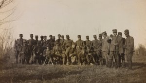 Album de la Première Guerre mondiale en Frioul-Vénétie Julienne : portrait de groupe des soldats de l