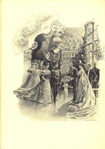 Alexandra Fyorodovna et Nicolas II lors de la réception cérémoniale à l