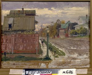 Une rue à Moscou - Elena Polenova