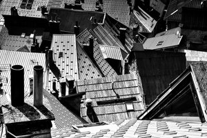 Toits urbains géométriques - Elena Raceala