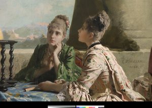 La Leçon de géographie, 1880 - Eleuterio Pagliano