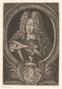 Portrait de George Ludwig, roi de Grande-Bretagne et d
