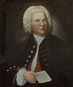 Portrait de Johann Sebastian Bach, milieu du XVIIIe siècle - Elias Gottlob Haussmann