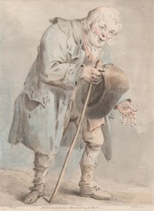 Vieil homme mendiant - Elias Martin