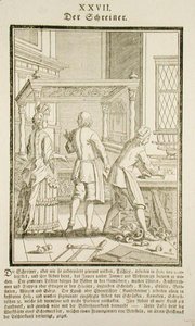 Le charpentier (gravure) - Elias Pomelius
