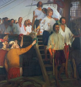 Juan Sebastián Elcano et son équipage - Elias Salaverria Inchaurrandieta
