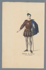 Chevalier de Malte, costume allemand - Elias Spanier