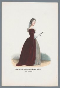 Dame de la cour française XVIe siècle, sous François I