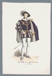 Gentilhomme de la cour du 16e siècle (sous Charles IX)