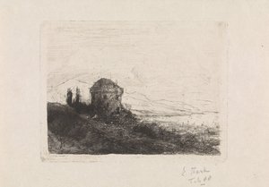 Château de Châtelard près de Clarens - Elias Stark (signed by artist)