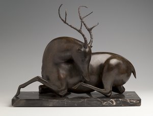 Cerf au repos, c. 1915