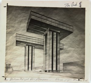Gratte-ciel Wolkenbügel sur le boulevard Strastnoy à Moscou - Eliezer Markowich Lissitzky
