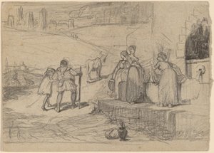 Père et fils - Elihu Vedder
