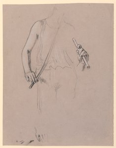 Étude de figure : Homme costumé - Elihu Vedder