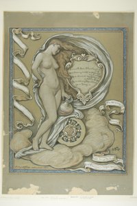 Étude de figure pour Rubaiyat d