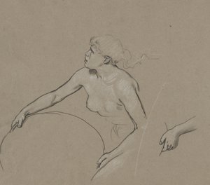 Études pour la figure du Printemps - Elihu Vedder