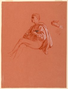 Étude pour "Un pique-nique florentin" - Elihu Vedder