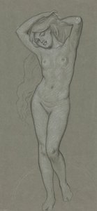 Étude pour la figure de Vénus - Elihu Vedder