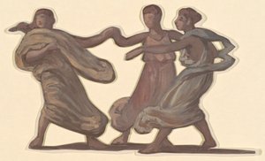 Étude pour "Jeunes filles grecques se baignant" - Elihu Vedder