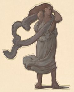 Étude pour des filles grecques se baignant, vers 1872