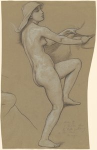 Étude pour Les Parques rassemblant les étoiles, vers 1884-1887