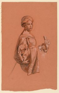 Étude pour "Procession de mariage" - Elihu Vedder
