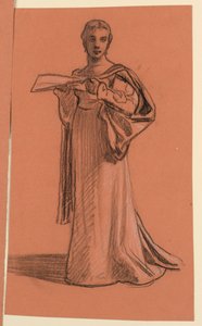 Étude pour "Procession de mariage" - Elihu Vedder