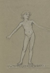 Étude pour Jeunesse ailée (Le Nouvel An)