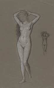 Étude pour la figure de Vénus - Elihu Vedder