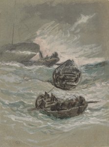 Le Naufrage, vers 1880